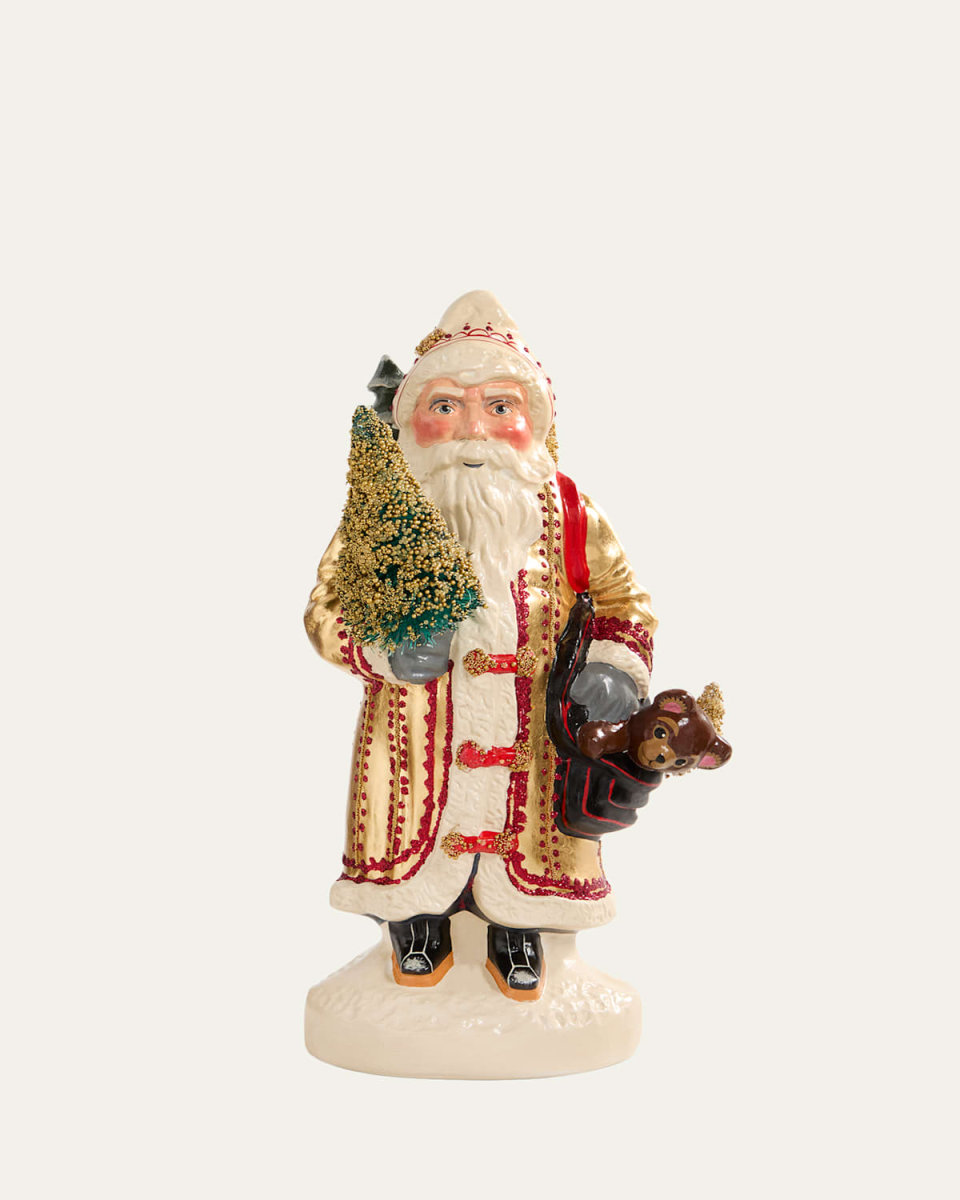 Big Golden European Father Christmas